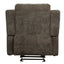 Upholstered Manual Recliner Chair With 3 Adjustable Backrest Positions