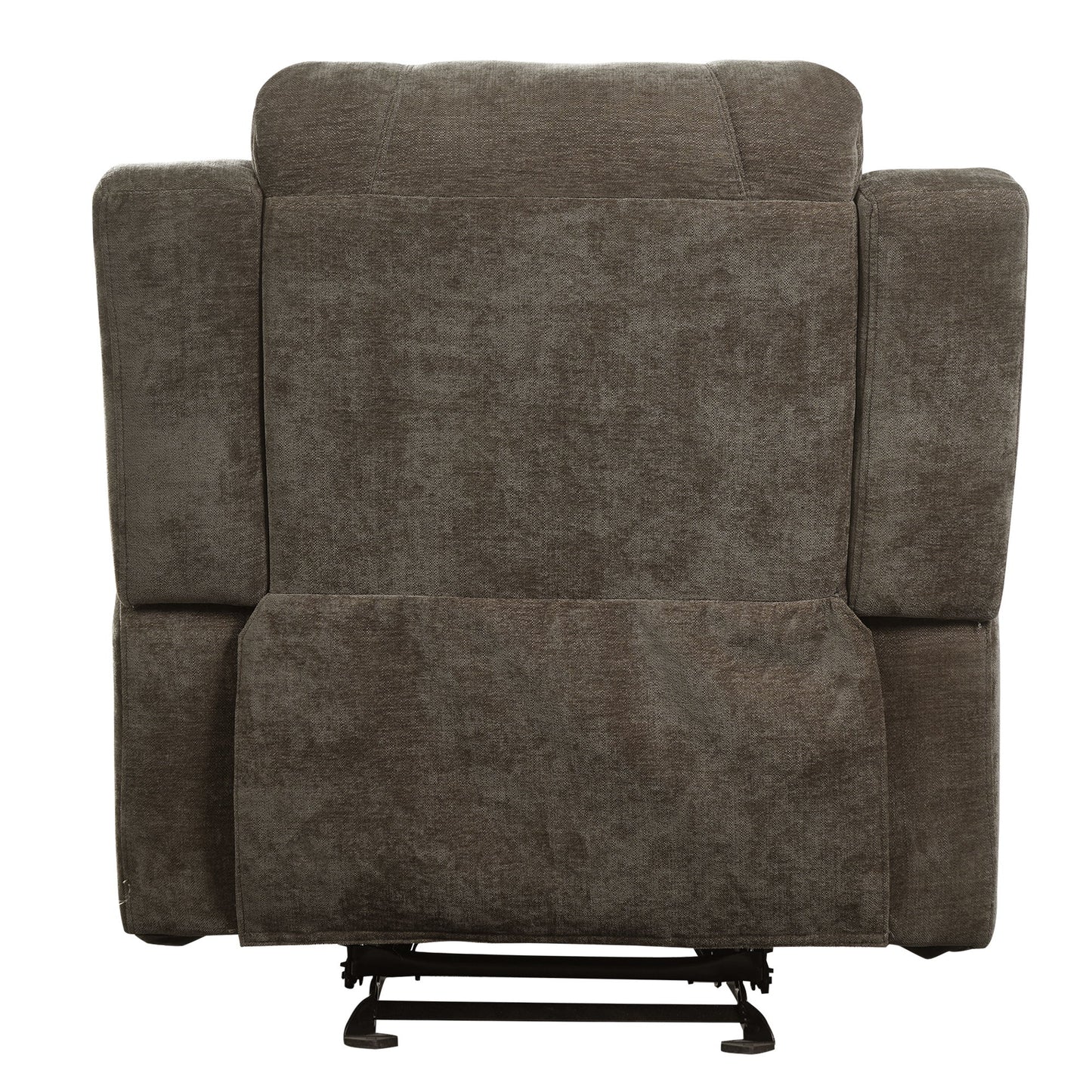 Upholstered Manual Recliner Chair With 3 Adjustable Backrest Positions