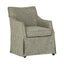 London - Upholstered Skirted Dining Arm Chair
