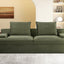Nimbus - Oversized Full Foam 4 Seater Couch For Living Room Upholstered In Soft, Wide Armrests