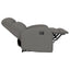 Manual Reclining Loveseat With Dual Seating Support For Living Room
