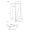 Elisa - Narrow Tall Mirror With Speaker And Drawer