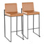 Fuji - Contemporary High Back Barstool Elegant Design