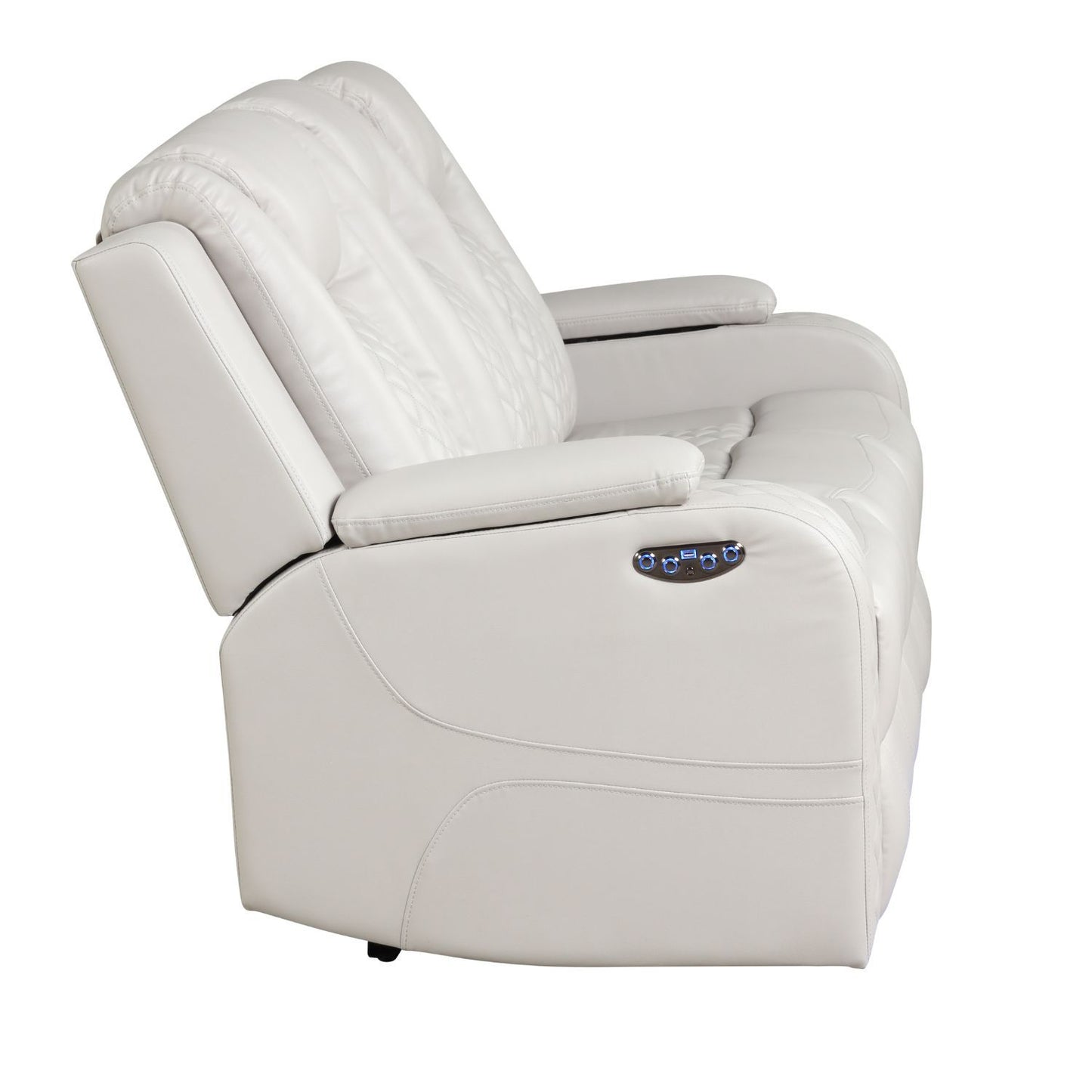 Benz - LED & Power Recliner With Adjustable Headrests And Ambient LED Lighting