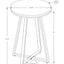 Accent Table, Side, Round Contemporary & Modern Modern Design