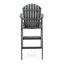 Outdoor Acacia Wood Adirondack Barstools (Set of 2)