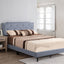 Button Tufted Bed Charming For Cozy Spaces