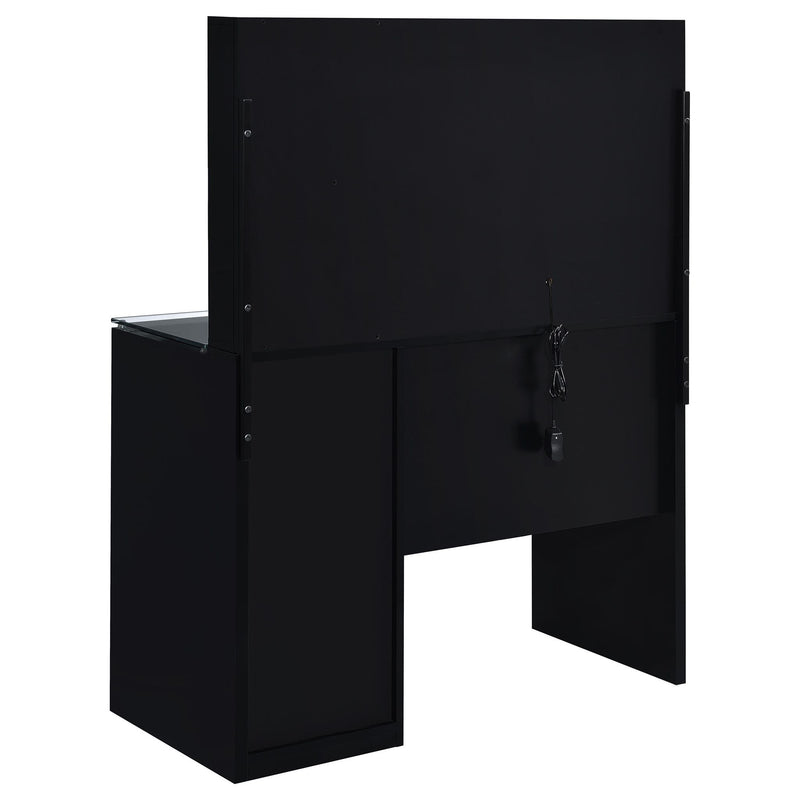 Kerr - 2 Drawer Makeup Vanity Table With Mirror And Stool