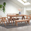 Valentina - 6 Piece Patio Furniture Set - Rattan / Natural