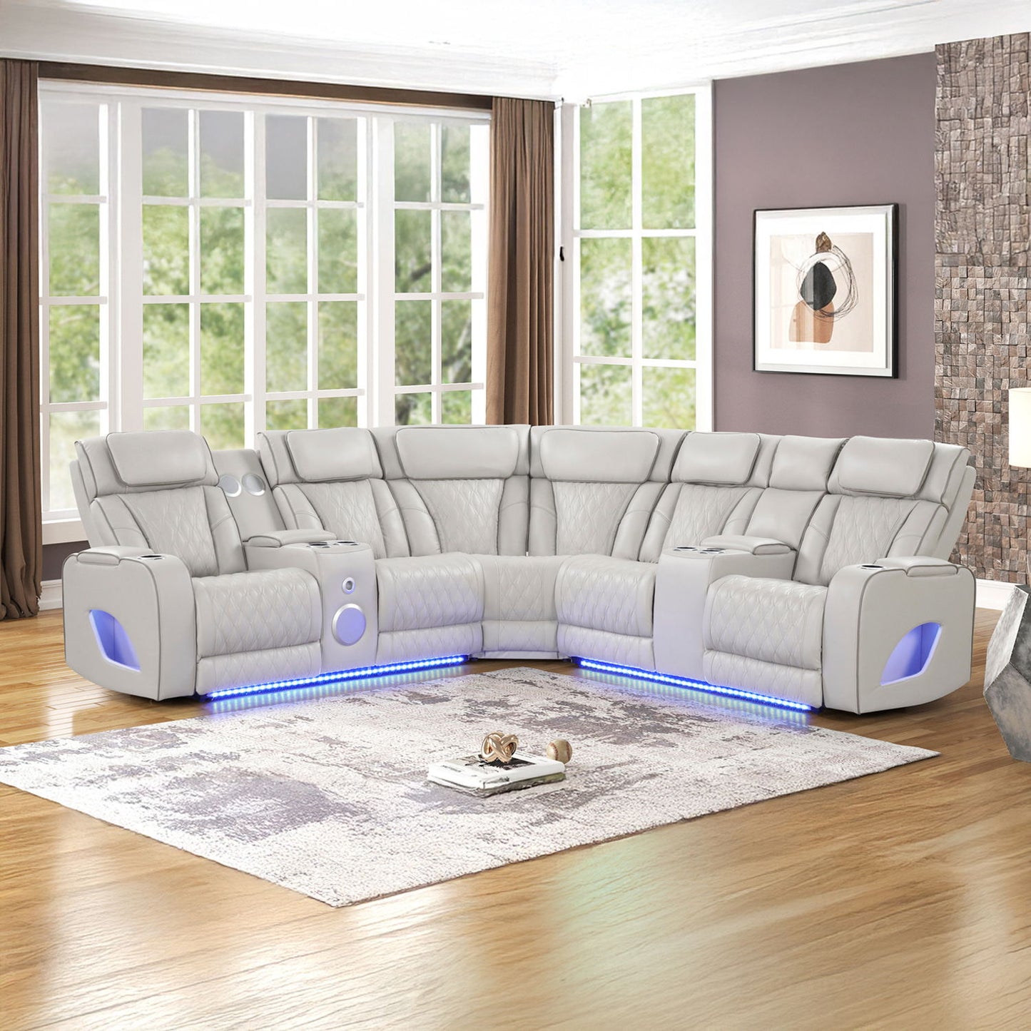 Fortuner - Power Recliner Sectional Sofa