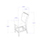 Ariya - 5 Pieces Bar Table And Bar Stool Set