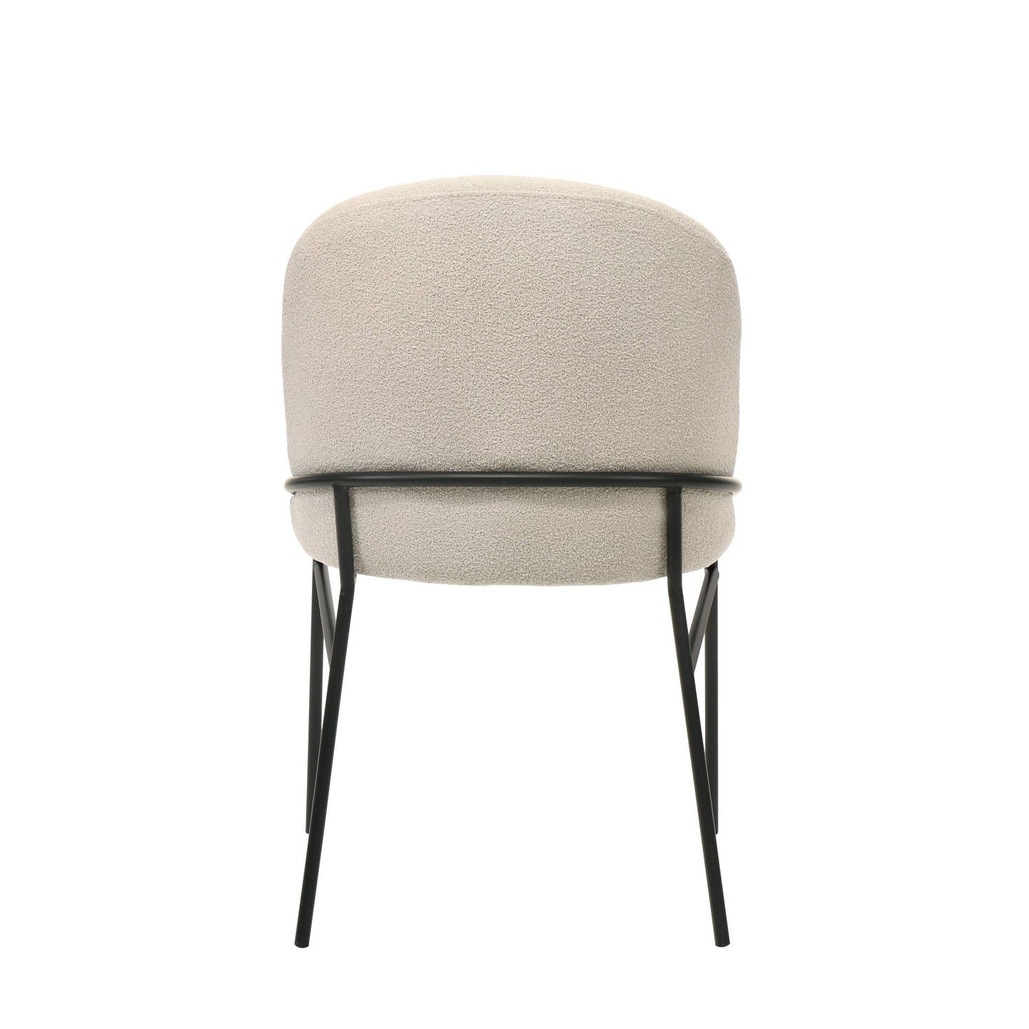 Lark - Side Chair (Set of 2) - Black / Cream