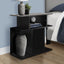 Accent Table, Side Contemporary & Modern - Black