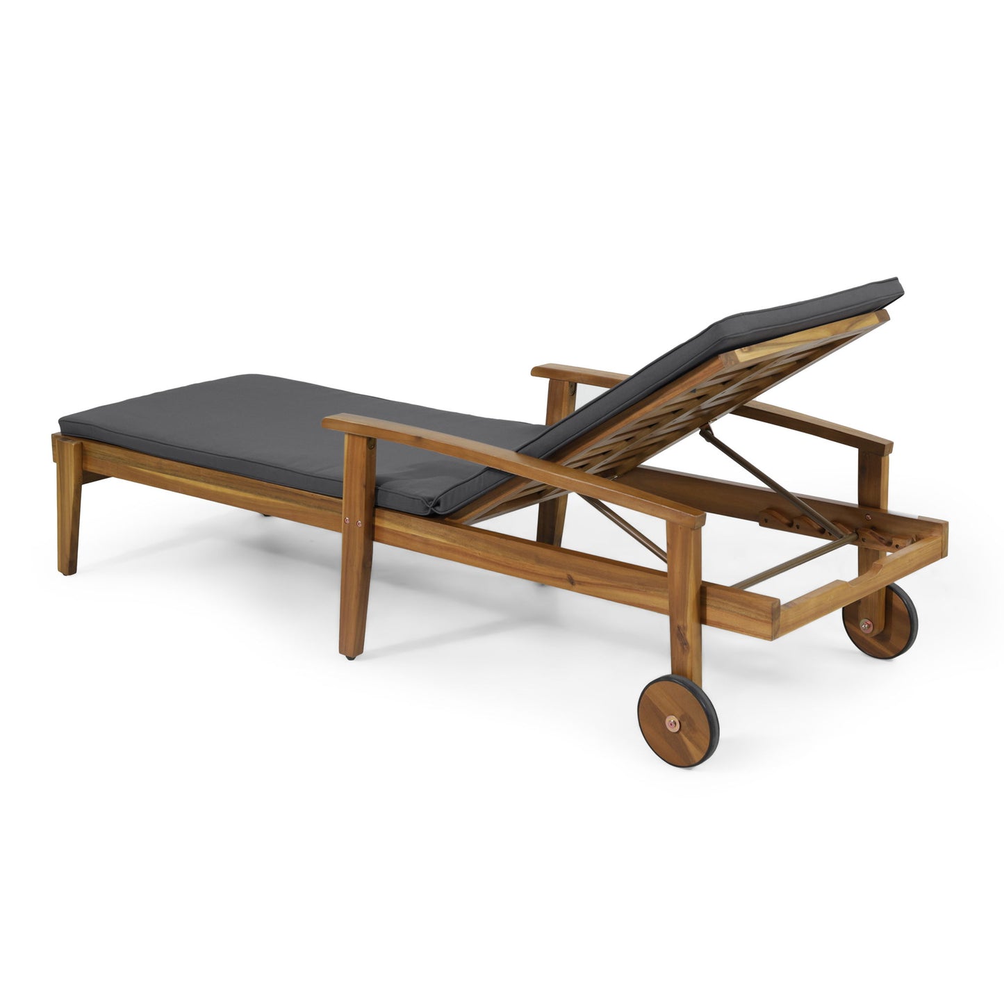 Jason - Chaise Lounge Adjustable Acacia Wood Outdoor Furniture