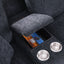 Gina - Sectional Sofa With Ottoman - Black