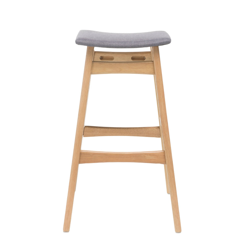 Modern Bar Stool Set With Upholstered Seating