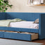 Daybed With Two Drawers And Wood Slat