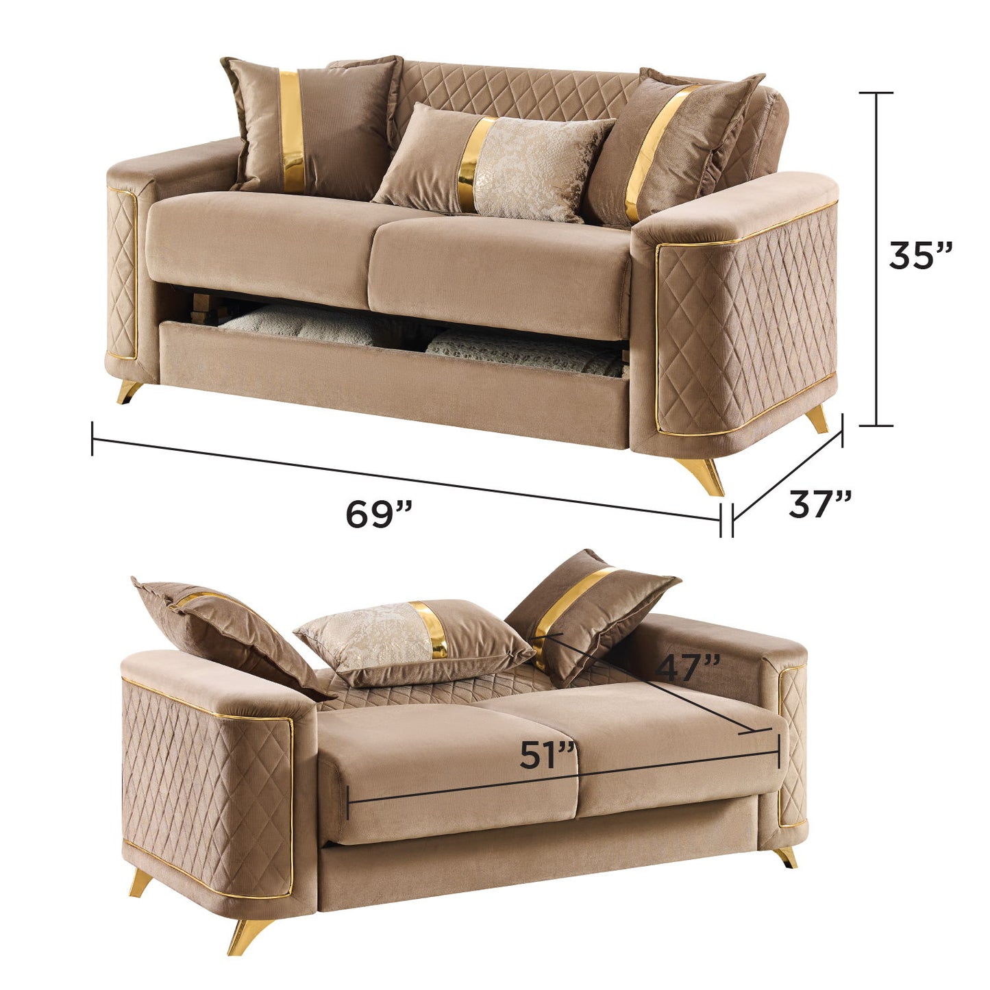 Lisa - Loveseat