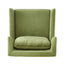 Elegant Curved Armrest Accent Armchair