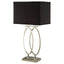 Rectangular Shade Accent Lamp With 3 Way Switch - Silver