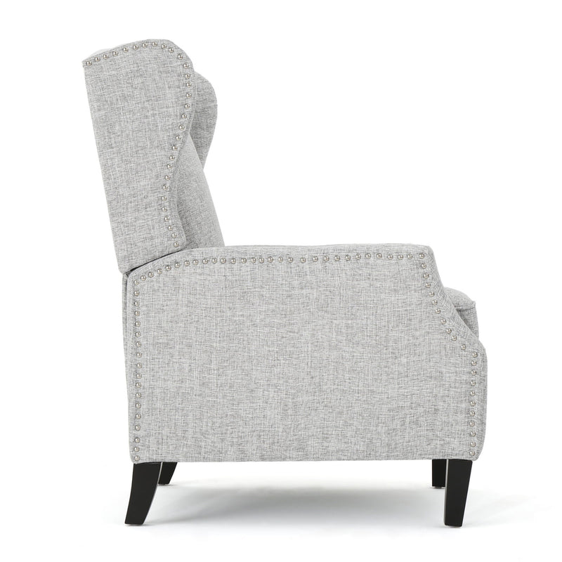 Westeros Wing Back Fabric Upholstered Recliner