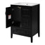 Retro Bathroom Vanity With Sink, Soft Closing Cabinet & Drawers
