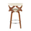 Gardenia - Mid Century Modern Counter Stool (Set of 2)
