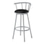 Swivel Stool Bar Height, Stylish Design Contemporary & Modern (Set of 2)