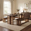 Dining Set, 1 Table & 2 Benches