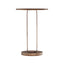 Tareel - Round Accent Table With Open Oval Pedestal - Antique Bronze