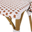 Outdoor Rattan And Aluminum French Bistro Chairs Set