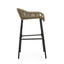 La Push - Outdoor Rope Barstool (Set of 2) - Black / Brown