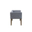 Elegant Design Bench Upholstery, Solid Wood Frame