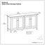 Amherst - 4 Door Storage Cabinet