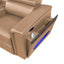 Nova - Sectional With Bluetooth Speaker, LED And Lifting Wine Cabinet