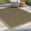 Earth - Indoor / Outdoor Area Rug Polypropylene - Jute /