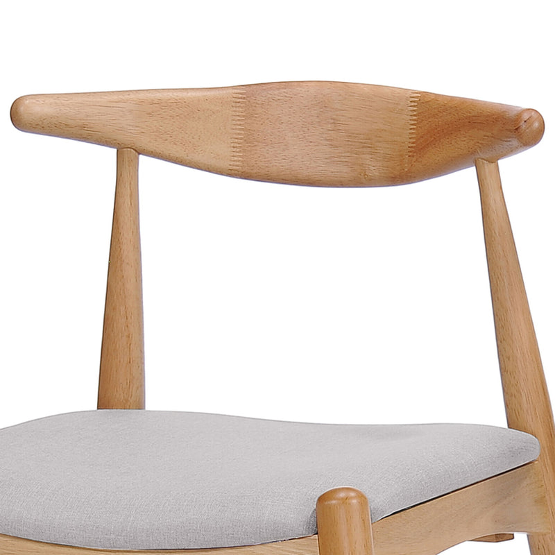 Elegant Dining Chairs With Ergonomic Backrest & Comfort Cushions (Set of 2)