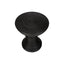 Round Accent Table, Indoor Outdoor - Black