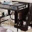Loft Bed With Bookshelf, Drawers, Desk, And Wardrobe