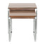 Tea Side Mid-Century Modern Nesting Tables - Walnut