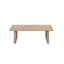4 Pieces Acacia Wood Patio Furniture Set, Outdoor Furniture With Coffee Table, Patio Conversation Set Deep Seating With Soft Cushion, Porch Chairs For Backyard Porch Balcony - Brown Wash / Beige