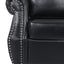Contemporary Club Chair With Nailhead Trim And Rolled Armrests
