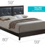Padded Headboard Bed
