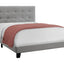 Bed, Upholstered, Frame Only, Transitional