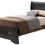 Upholstered Panel Sleigh Bed Design