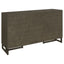 Glenmoor - 3 Drawer Server With 2 Cabinets - Dark Gray