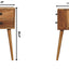 Mini 2 Drawer Nightstand