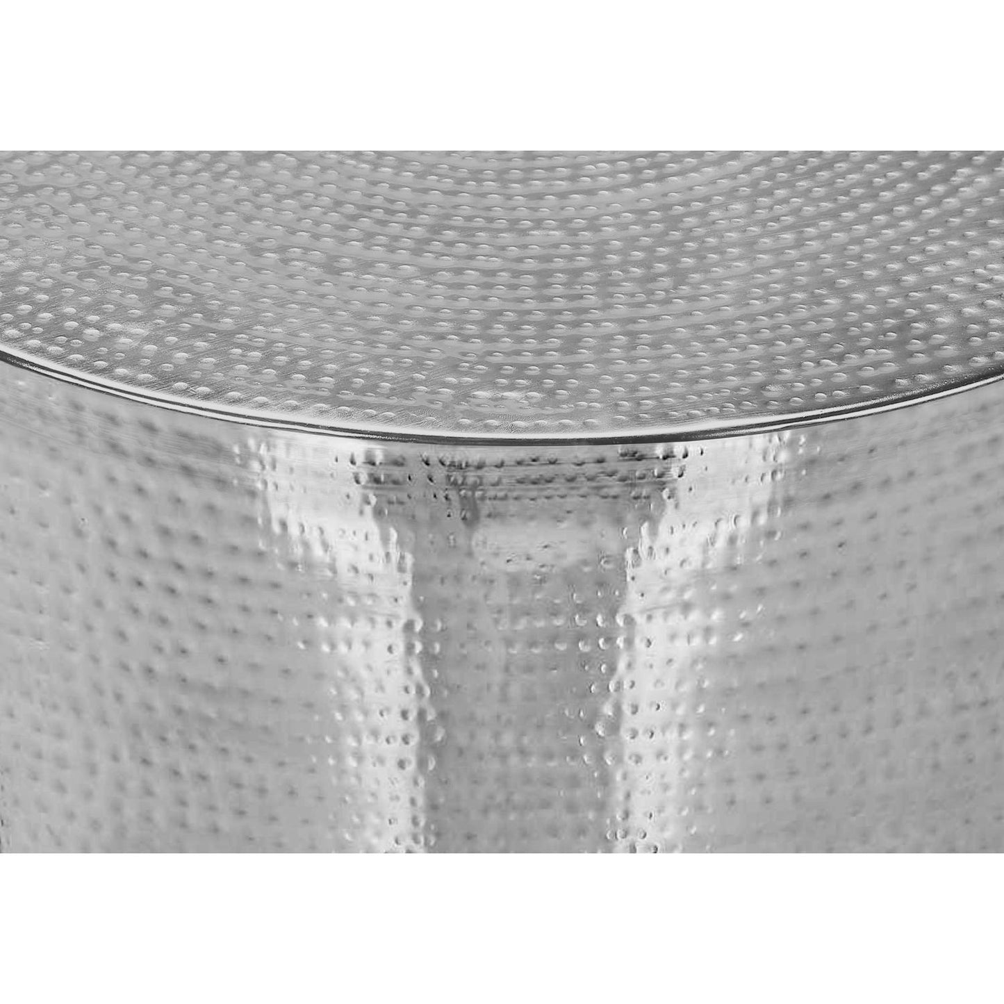Drum Accent Side Table, Elegant Design