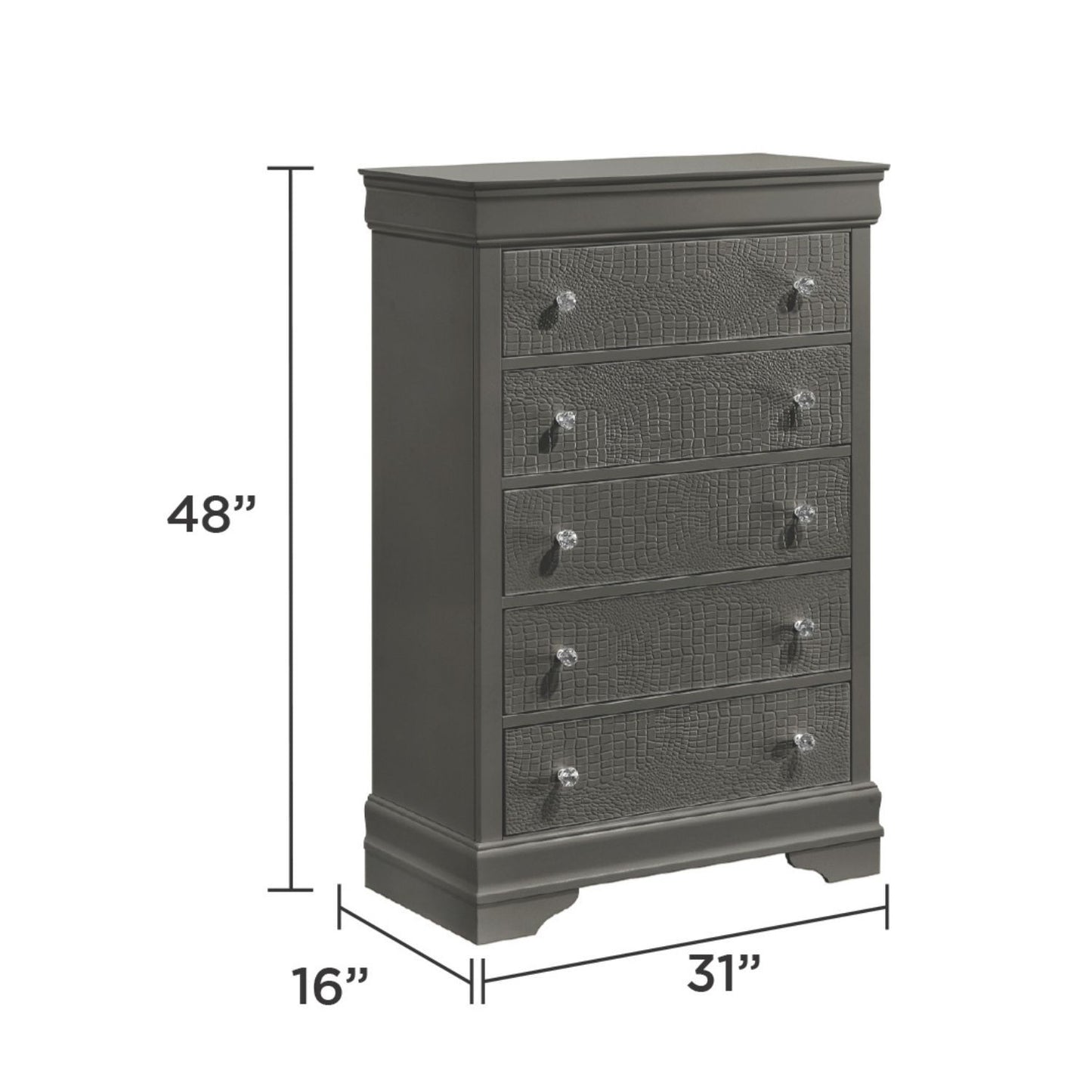 Blaze - Modern Bedroom Set With LED Headboard