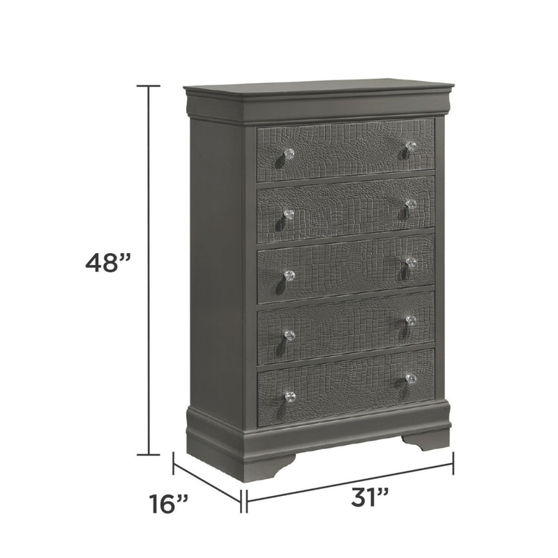 Blaze - Modern Bedroom Set With LED Headboard